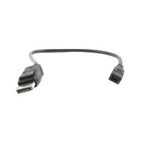 Аксессуар MrCable Mini DisplayPort F to DisplayPort M 0.2m Black MRA-MDP/DP.FM