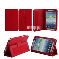 Аксессуар Чехол Samsung Galaxy Tab 4 7.0 IT Baggage иск.кожа Red ITSSGT7402-3