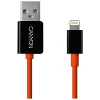 Аксессуар Canyon Style Lightning to USB Cable 1m Orange-Black CNS-CLTUC3OB 7PCNSCLTUC3OB