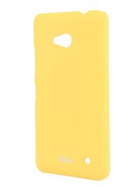 Аксессуар Чехол-накладка Microsoft Lumia 640 SkinBox Shield 4People Yellow T-S-ML640-002