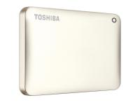 Жесткий диск Toshiba Canvio Connect II 3Tb Satin Gold HDTC830EC3CA