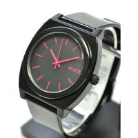 Часы Nixon Time Teller P Black-Bright Pink