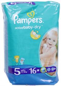Подгузники Pampers Active Baby-Dry Junior 11-18кг 16шт 4015600003043