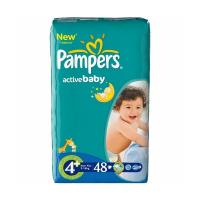 Подгузники Pampers Active Baby-Dry Maxi Plus 9-16кг 48шт 4015400306894