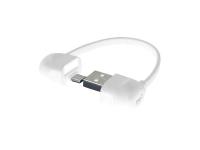 Аксессуар PQI BAG OTG USB to MicroUSB 10cm White PQI-uCABLE-BAG-WH