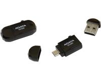 USB Flash Drive 16Gb - A-Data DashDrive UD320 OTG USB 2.0/MicroUSB Black AUD320-16G-RBK