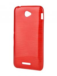Аксессуар Чехол-накладка Gecko for Sony Xperia E4 Dual E2115 Gecko Metallic силиконовый Red S-GM-SONE4-RED