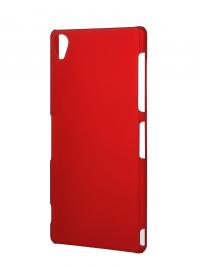 Аксессуар Чехол-накладка Sony Xperia Z3 BROSCO пластиковый Red Z3-BACK-03-RED