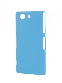 Аксессуар Чехол-накладка Sony Xperia Z3 Compact BROSCO пластиковый Blue Z3C-BACK-03-BLUE