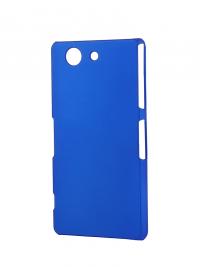 Аксессуар Чехол-накладка Sony Xperia Z3 Compact BROSCO пластиковый Dark Blue Z3C-BACK-03-DARKBLUE