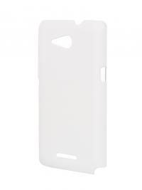 Аксессуар Чехол-накладка Sony Xperia E4G BROSCO пластиковый White E4G-BACK-01-WHITE
