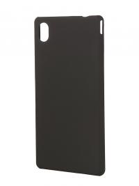 Аксессуар Чехол-накладка Sony Xperia M4 Aqua BROSCO пластиковый Black M4A-BACK-02-BLACK