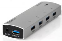 Хаб USB Orico AS4P-U3P-SV 4-Ports Silver