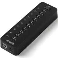 Хаб USB Orico P10-U2-BK 10-Ports Black