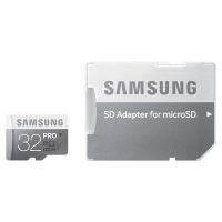 Карта памяти 32Gb - Samsung - Micro Secure Digital HC Class 10 UHS-I SAM-MB-MC32DARU с переходником под SD