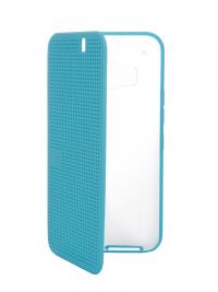 Аксессуар Чехол HTC One M9 Dot View Ice Premium HC M232 Turquoise Blue