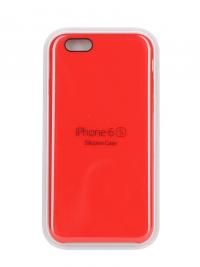 Аксессуар Чехол APPLE iPhone 6S Silicone Case Red MKY32ZM/A