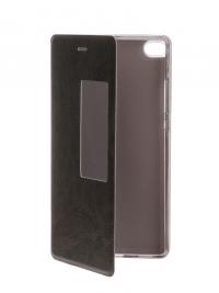 Аксессуар Чехол Huawei P8 SkinBox Lux AW Black T-S-HP8-004