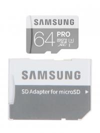 Карта памяти 64Gb - Samsung - Micro Secure Digital PRO MB-MG64EA/RU