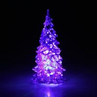 Новогодний сувенир Luazon Мерцающая елочка Violet 602886