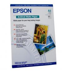 Фотобумага Epson C13S041344 Матовая 192g/m2 A3 50 листов