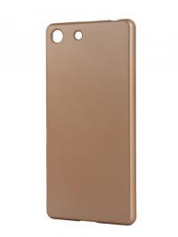 Аксессуар Чехол-накладка Sony Xperia M5 BROSCO пластиковый Copper M5-SOFTTOUCH-COPPER