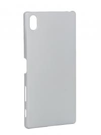 Аксессуар Чехол Sony Xperia Z5 Premium BROSCO пластиковый Silver Z5P-SOFTTOUCH-SILVER