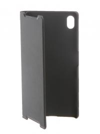 Аксессуар Чехол Sony Xperia Z5 BROSCO пластиковый Black Z5-BOOK-BLACK