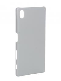 Аксессуар Чехол Sony Xperia Z5 BROSCO пластиковый Silver Z5-SOFTTOUCH-SILVER