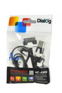 Аксессуар Dialog 8-pin/30-pin/microUSB - USB AM V2.0 0.25m HC-A3802