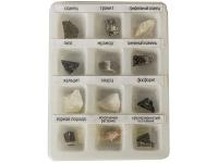 Набор образцов минеральных камней 12 штук Микромед