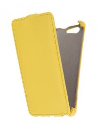 Аксессуар Чехол Sony Xperia M5 Activ Flip Leather Yellow 51271
