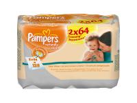 Салфетки Pampers Naturally Clean DUO 128шт 4015400637028