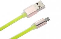 Аксессуар Remax MicroUSB Colorful Cable Green RM-000164