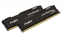 Модуль памти Kingston HyperX Fury Black PC4-19200 DIMM DDR4 2400MHz CL15 - 16Gb KIT (2x8Gb) HX424C15FBK2/16
