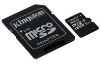 Карта памяти 32Gb - Kingston Micro Secure Digital HC Class 10 UHS-I SDC10G2/32GB с переходником под SD