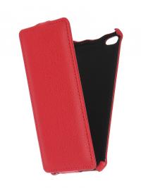 Аксессуар Чехол-флип Micromax Q450 Canvas Silver 5 Gecko Red GG-F-MICQ450-RED