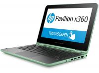 Ноутбук HP Pavilion 11 x360 11-k100ur Minty Green P0T62EA Intel Celeron N3050 1.6 GHz/4096Mb/500Gb/No ODD/Intel HD Graphics/Wi-Fi/Bluetooth/Cam/11.6/1366x768/Touchscreen/Windows 10 64-bit