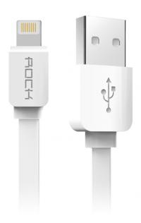 Аксессуар Rock Flat USB - Lightning 2m White