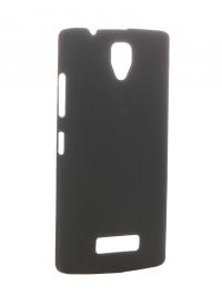 Аксессуар Чехол-накладка Lenovo A2010 SkinBOX 4People Black T-S-L2010-002 + защитная пленка
