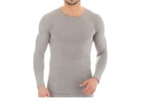 Рубашка Brubeck Comfort Wool M Grey LS12160 мужская