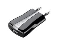 Зарядное устройство Cellular Line USB 1000mA ACHUSBCOMPACT Black