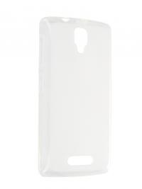 Аксессуар Чехол-накладка Lenovo A1000 SkinBox Sheild Silicone Transparent P-S-LA1000-005
