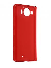 Аксессуар Чехол-накладка Microsoft Lumia 950 iBox Crystal Red