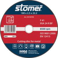 Диск Stomer CD-180 отрезной, по металлу 180x2.5x22.2mm