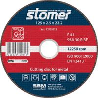 Диск Stomer CD-125 отрезной, по металлу 125x2.5x22.2mm