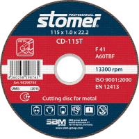 Диск Stomer CD-115T отрезной, по металлу 115x1.0x22.2mm
