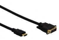 Аксессуар HQ HDMI - DVI 1.5m CABLE-551G-1.5