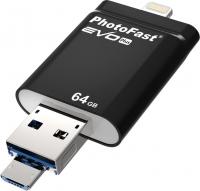 USB Flash Drive 64Gb - PhotoFast i-FlashDrive Evo Plus
