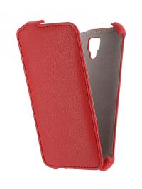 Аксессуар Чехол Lenovo A2010 Activ Flip Case Leather Red 52689